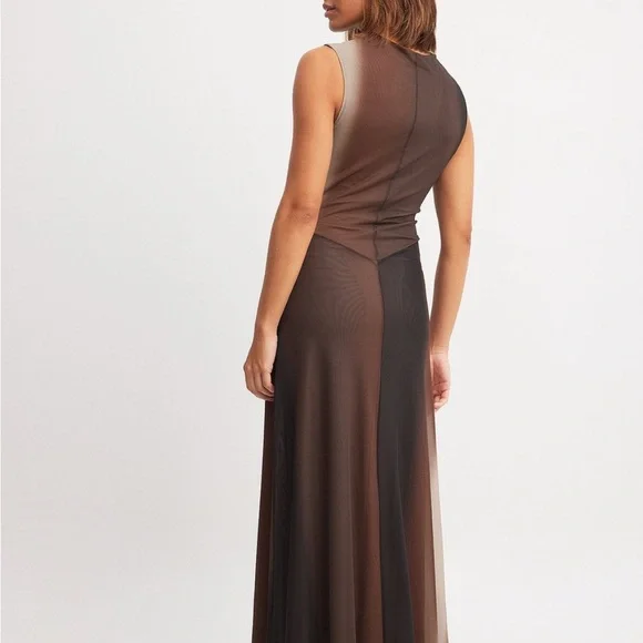 Mesh Sleeveless Maxi Dress - Picture 3 of 8